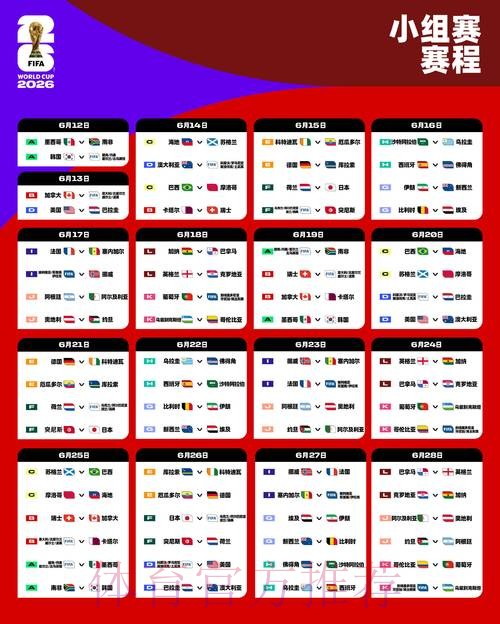 2026世界杯完整赛程完整版观看指南在哪里看